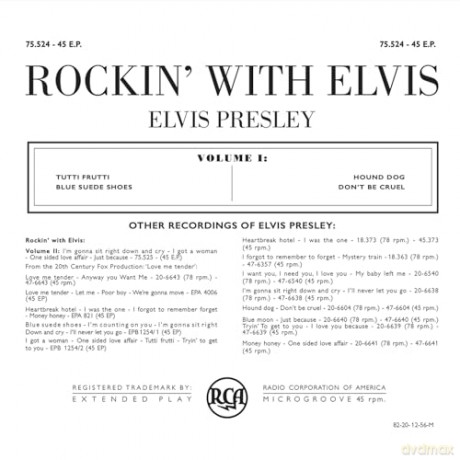 Elvis Presley: Ep Etranger Ndeg19 - Rockin With Elvis (Volume I) (Belgium) (White) [Winyl]