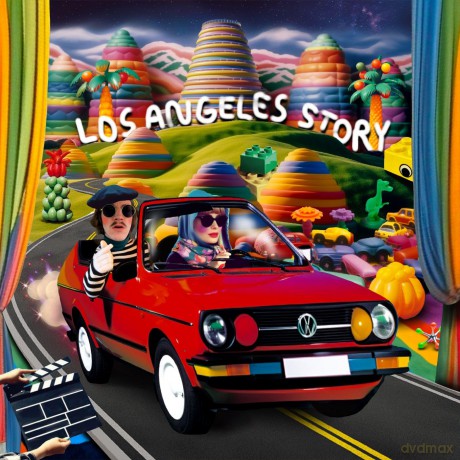 Paul Cherry + Kate Bollinger: Los Angeles Story (Clear/Red/Black Swirl) [Winyl]