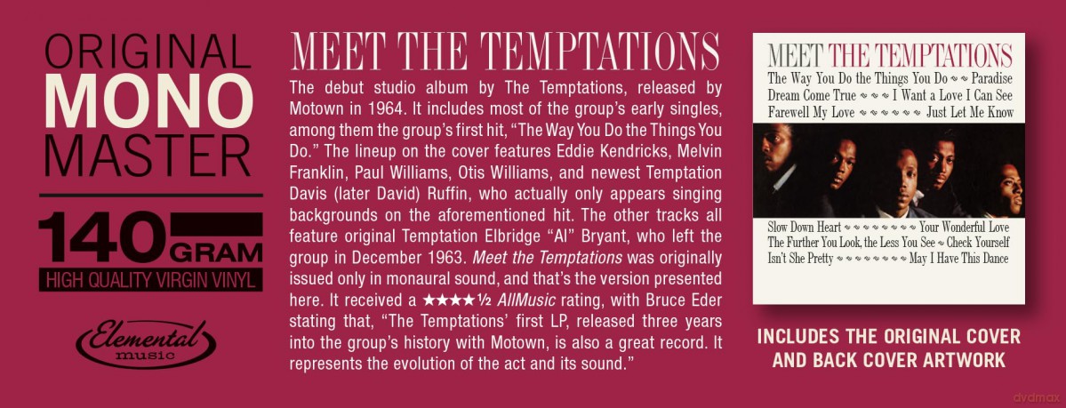 Temptations: Meet The Temptations [Winyl]
