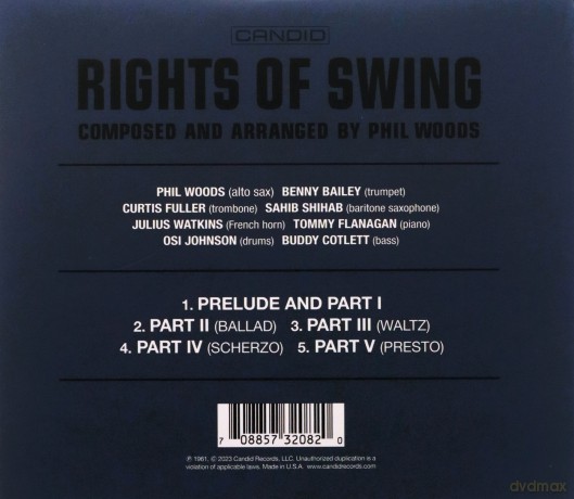 Phil Woods: Rights Of Swing (Remastered) [CD]