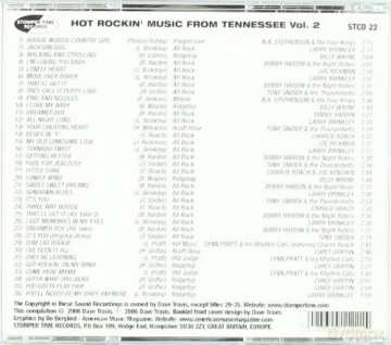 Hot Rockin Music From Tennessee [CD]