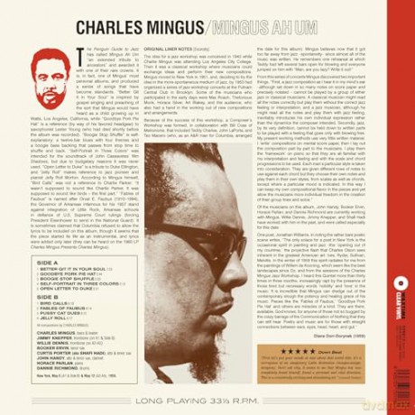 Charles Mingus: Mingus Ah Um (Limited Crystal Clear) [Winyl]