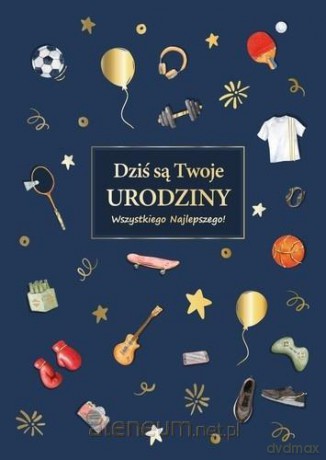 Karnet Urodziny dla niego