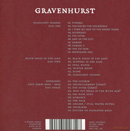 Gravenhurst: Flashlight Seasons/Black Holes In... [CD]