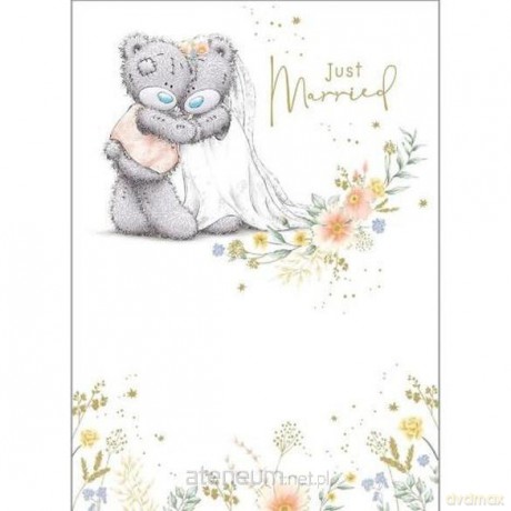 Karnet ślub - Just married
