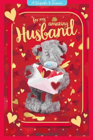 Karnet holograficzny 3D - For my amazing husband