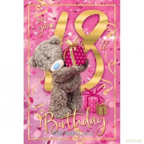Karnet holograficzny 3D - On your 18th birthday