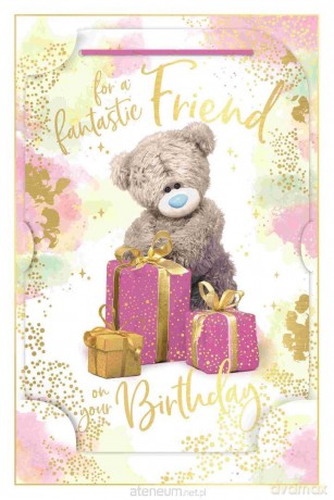 Karnet holograficzny 3D - For a fantastic friend
