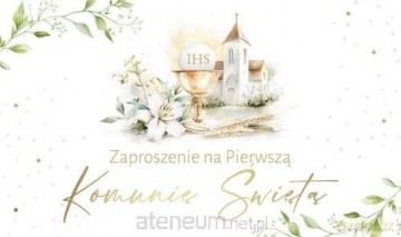 Zaproszenie Komunia (10szt)