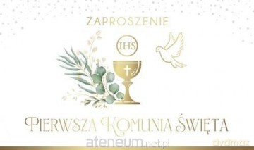 Zaproszenie Komunia (10szt)