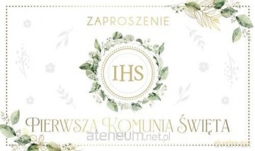 Zaproszenie Komunia (10szt)