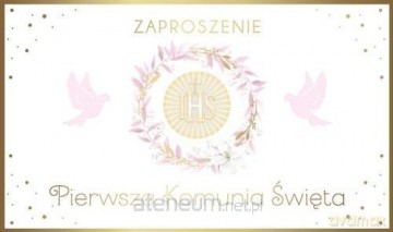 Zaproszenie Komunia (10szt)