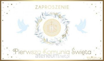 Zaproszenie Komunia (10szt)