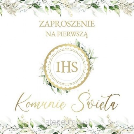 Zaproszenie Komunia (10szt)