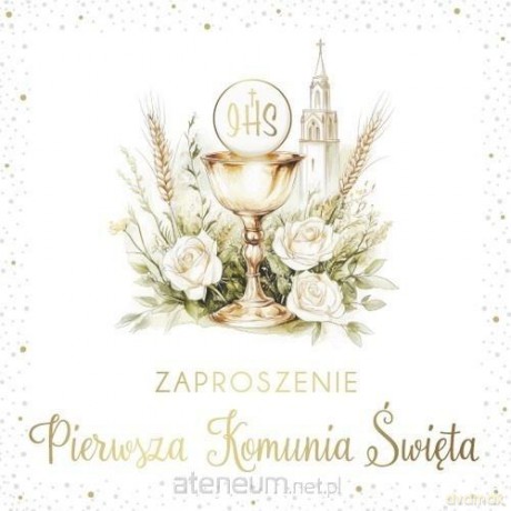 Zaproszenie Komunia (10szt)
