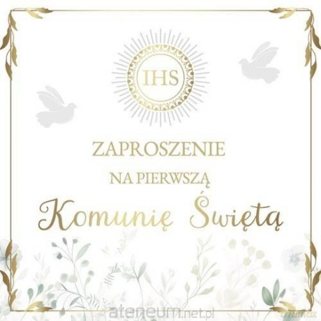 Zaproszenie Komunia (10szt)