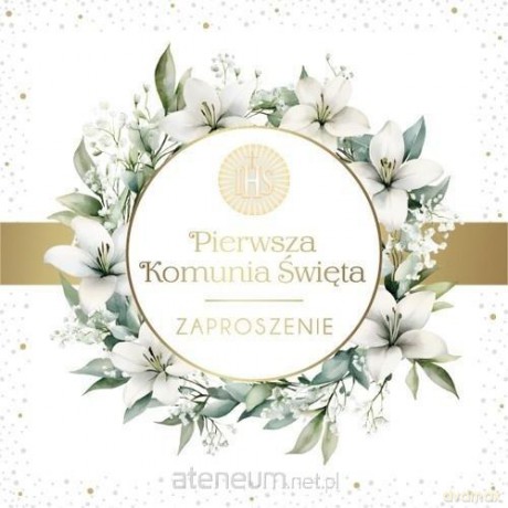 Zaproszenie Komunia (10szt)