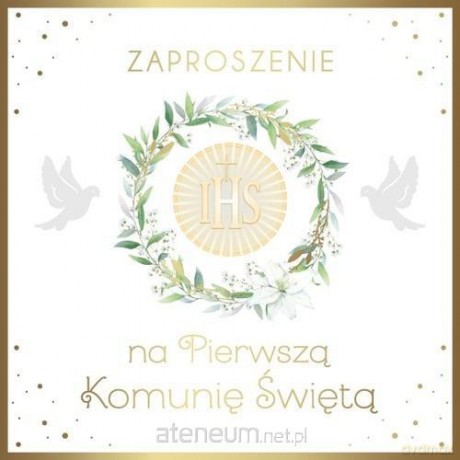 Zaproszenie Komunia (10szt)