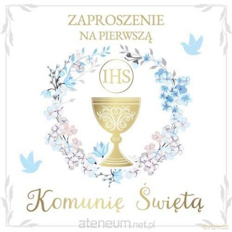 Zaproszenie Komunia (10szt)