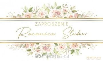 Zaproszenie Rocznica Ślubu (10szt)