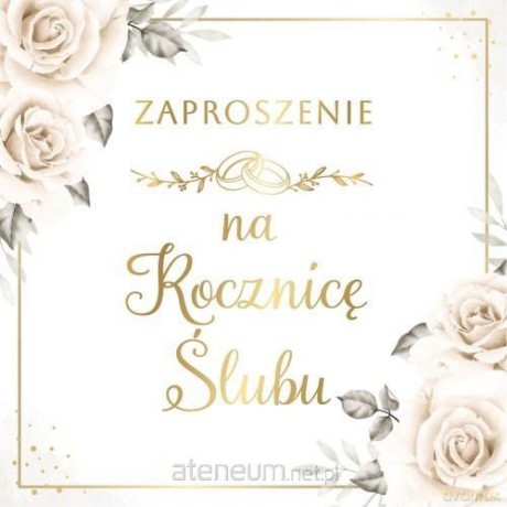 Zaproszenie Rocznica Ślubu (10szt)