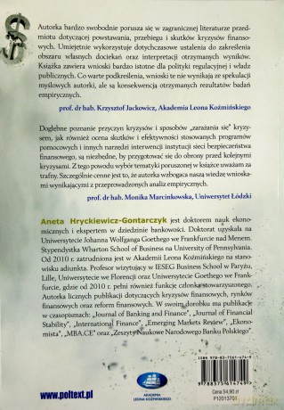 Anatomia Kryzysów Bankowych - Aneta Hryckiewicz-Gontarczyk [KSIĄŻKA]