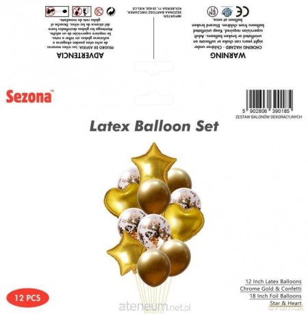 Balony 12szt
