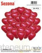 Balony Serce 25cm 50szt