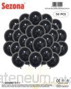 Balony czarne 50szt