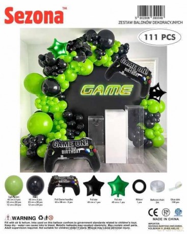 Balony 111szt