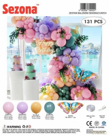 Balony 131szt