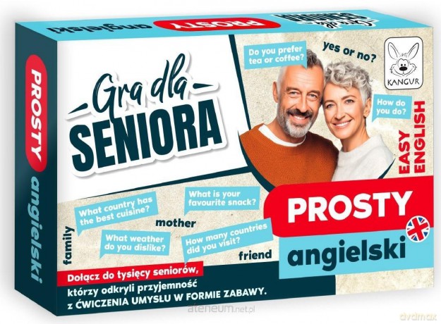 Gra dla Seniora. Prosty Angielski [GRA PLANSZOWA]