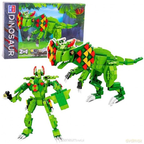 Klocki konstrukcyjne dinozaur dilofozaur robot [KLOCKI]
