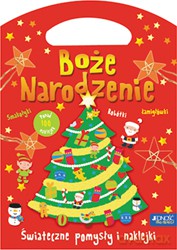 Boże Narodzenie Świąteczne Pomysły I Naklejki Książeczka Torebeczka [KSIĄŻKA]