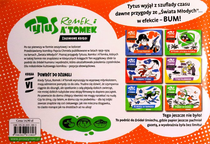 Tytus, Romek i A'Tomek. Powrót do dżungli - Henryk Jerzy Chmielewski [KOMIKS]