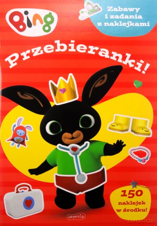 Bing. Przebieranki! Zabawy i zadania z naklejkami - Acamar [KSIĄŻKA]
