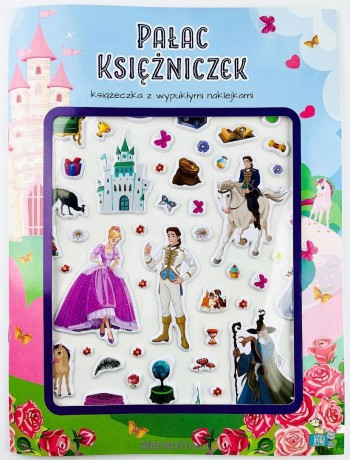 Książeczka z wypukłymi naklejkami. Pałac... [KSIĄŻKA]