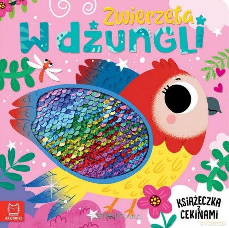 Zwierzęta w dżungli. Książeczka z cekinami - Bogusław Michalec [KSIĄŻKA]