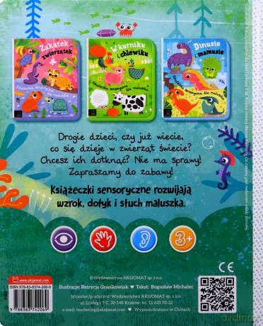 Spotkanie w oceanie. Książeczka sensoryczna - Bogusław Michalec [KSIĄŻKA]