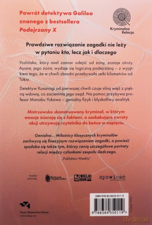 Rok zemsty - Keigo Higashino [KSIĄŻKA]
