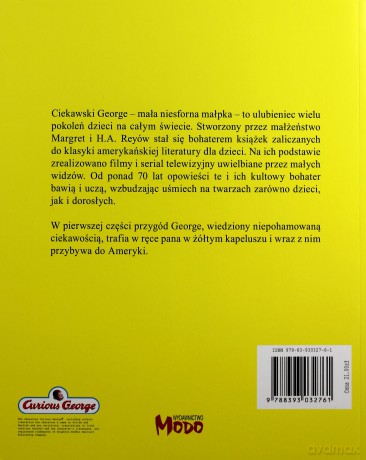 Ciekawski George - H.A.Rey [KSIĄŻKA]