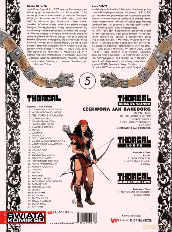Czerwona Jak Raheborg Thorgal Kriss De Valnor Tom 5 - Yves Sente [KSIĄŻKA]