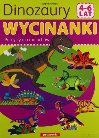 Dinozaury Wycinanki [KSIĄŻKA]