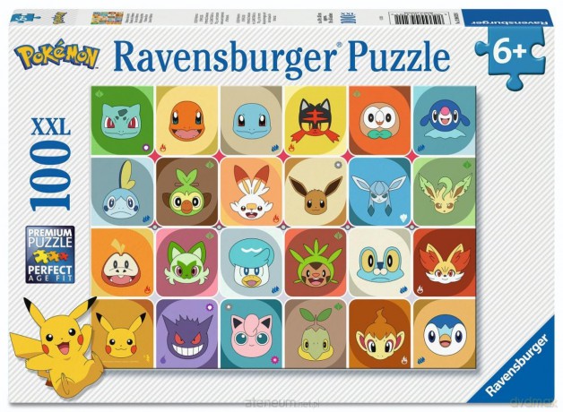 RAVENSBURGER 100 el. Pokemon [PUZZLE]