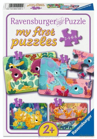 RAVENSBURGER 2/4/6/8 el. Dinosaur Friends [PUZZLE]