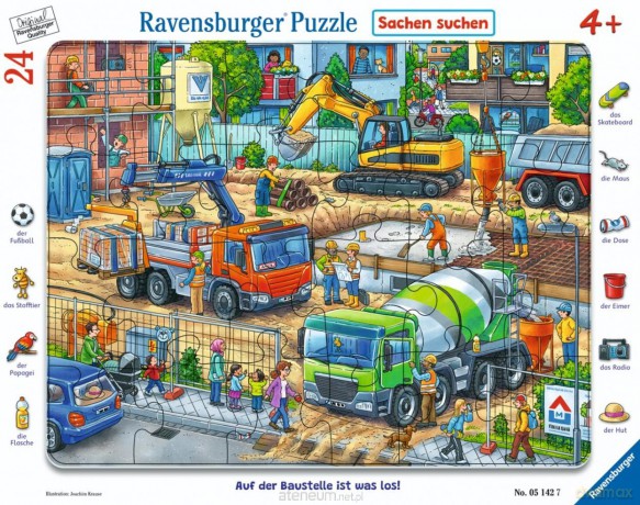 RAVENSBURGER 24 el. Construction Site Frame [PUZZLE]
