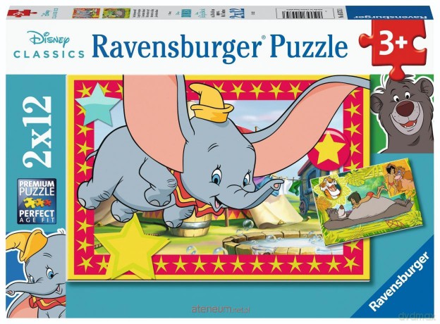 RAVENSBURGER 2x12 el. Disney Animals [PUZZLE]