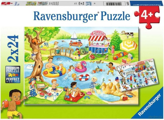 RAVENSBURGER 2x24 el. At the Lake [PUZZLE]