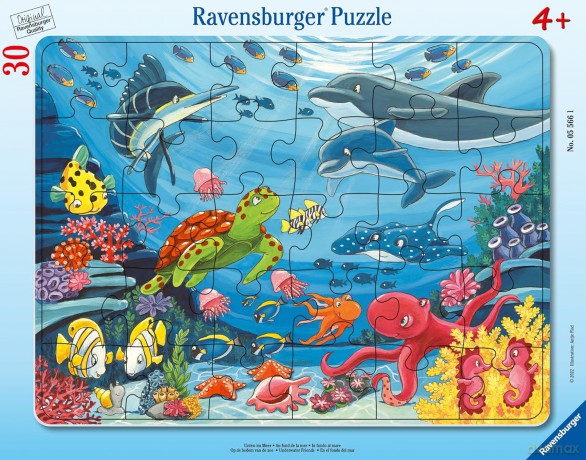 RAVENSBURGER 30 el. Underwater Friends Frame [PUZZLE]