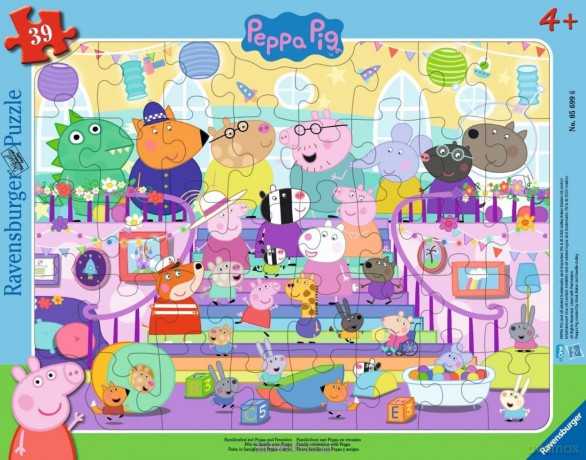 RAVENSBURGER 39 el. Celebrate with Peppa Frame [PUZZLE]